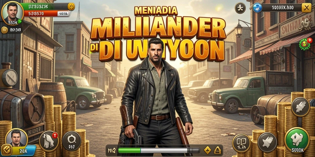 Tampilan gameplay menarik dari 555ZK dengan pengalaman Tycoon.
