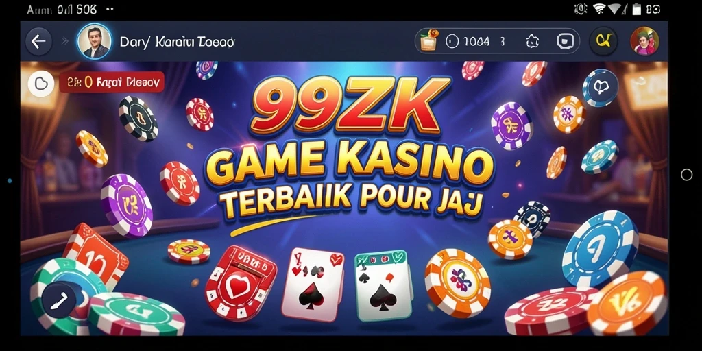 Tampilan gameplay menarik dari 99ZK dengan suasana kasino.