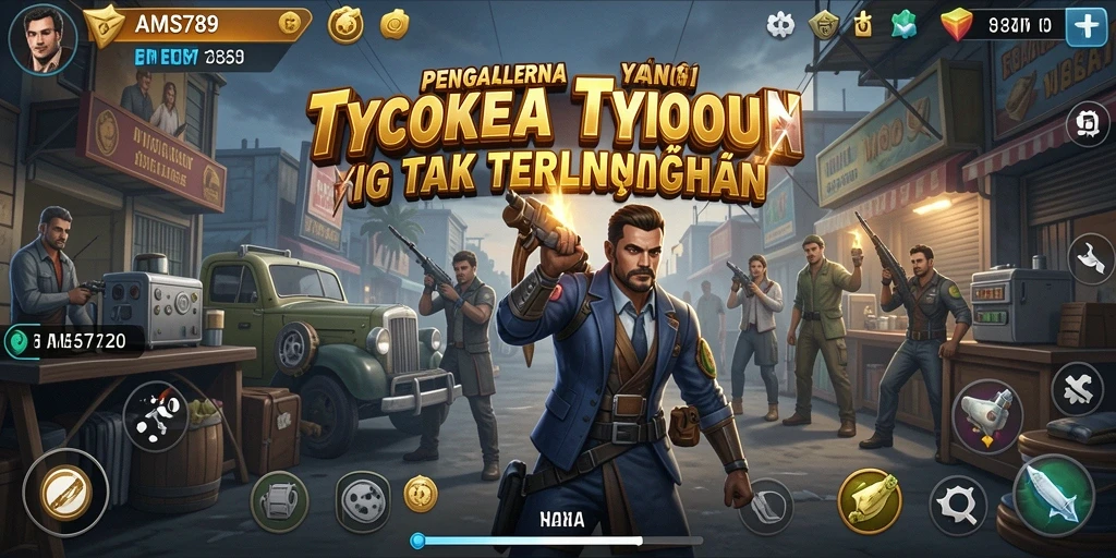 Tampilan gameplay Tycoon yang menarik dan menarik.