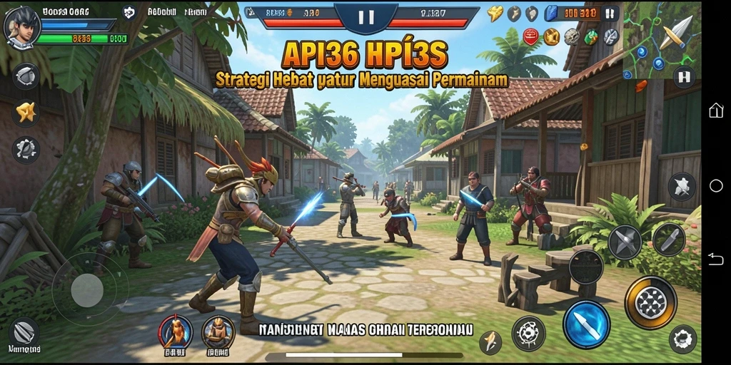 Tampilan gameplay menarik dari API36 dalam pertempuran strategi.
