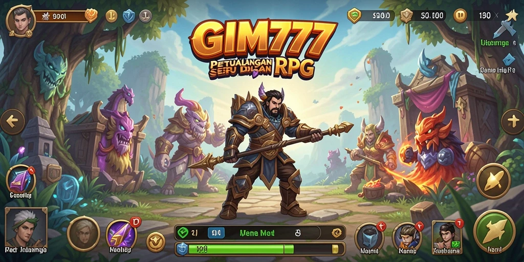 Gameplay menawan GIM777 dengan karakter dan pertarungan yang seru.