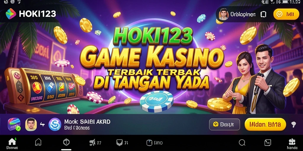 Tampilan gameplay seru di HOKI123 dengan berbagai pilihan permainan Kasino.