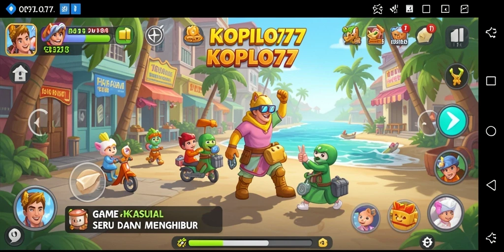 Tampilan gameplay KOPLO77 yang seru dan menarik.