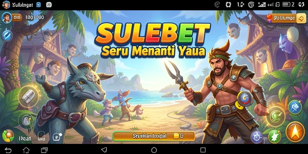 Tampilan gameplay menegangkan di SULEBET saat pemain menjelajahi dunia.